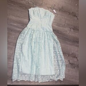 Light Blue Lace Dress